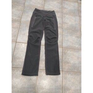 Women's Lululemon Athletic Track Pants Work Out Yoga Size 4 vented